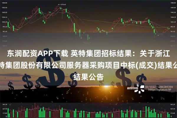 东润配资APP下载 英特集团招标结果：关于浙江英特集团股份有限公司服务器采购项目中标(成交)结果公告